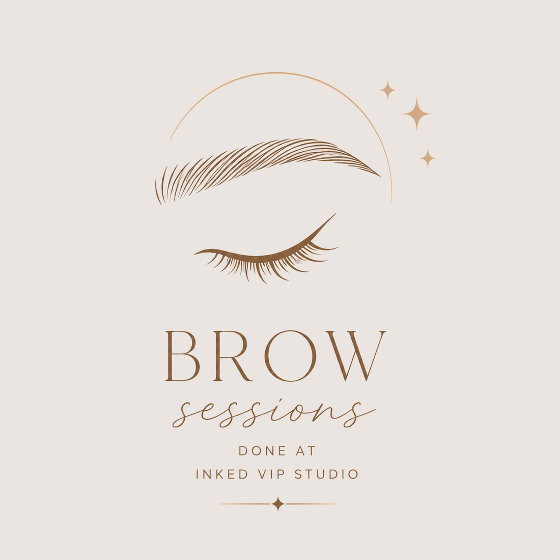Brow sessions done at Inked VIP Studio